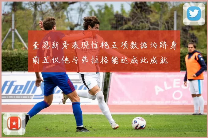 奎恩新秀表现惊艳五项数据均跻身前五仅他与弗拉格能达成此成就